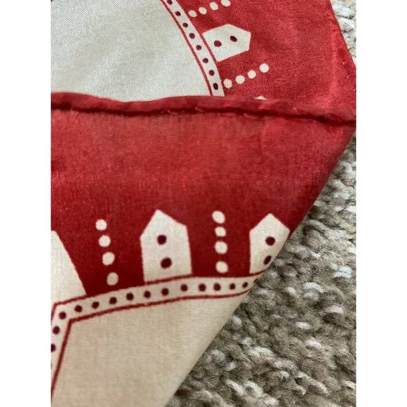 VINTAGE RALPH LAUREN POLO WOMEN'S WESTERN 100% SILK EAGLE CREST SCARF NWT - Picture 7 of 7